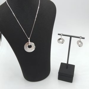 WHITE GOLD FANCY DIAMOND 2 PC SET