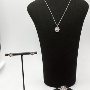 WHITE GOLD FANCY DIAMOND 3 PC SET